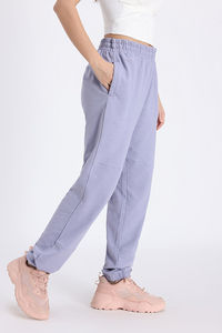 Zivame Knit Cotton Loungewear Bottom - Silver Bullet — thumbnail 3